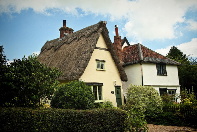 Обои картинки фото города, здания, дома, monks, eleigh, suffolk, великобритания