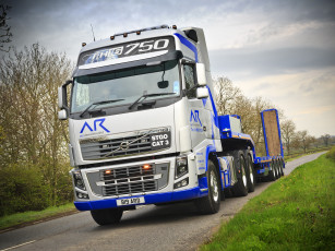 Картинка автомобили volvo+trucks 6x4 uk-spec 750 fh16 volvo