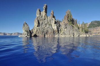 Картинка природа побережье скала небо море