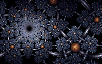 Картинка 3д+графика фракталы+ fractal фон узор цвета