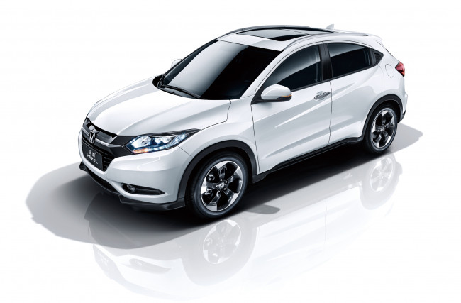 Обои картинки фото автомобили, honda, vezel, cn-spec, 2014г, светлый