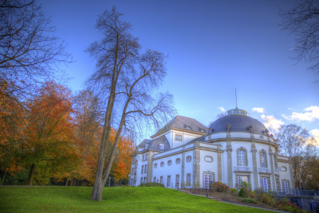 Обои картинки фото города, - дворцы,  замки,  крепости, дворец, парк