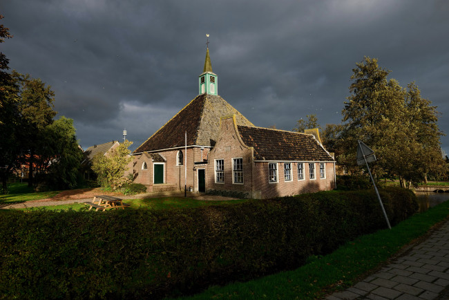 Обои картинки фото города, - католические соборы,  костелы,  аббатства, закат, нидерланды, улица, храм