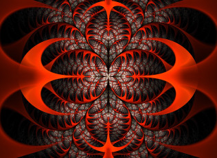 Картинка 3д+графика фракталы+ fractal цвета фон узор