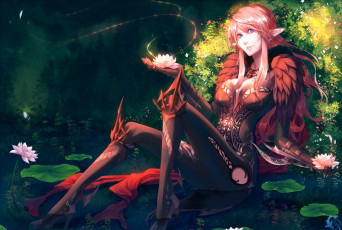 Картинка фэнтези эльфы девушка эльф арт