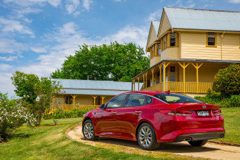 Картинка автомобили kia 2016г красный au-spec optima