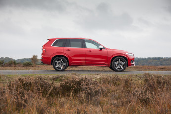 Картинка автомобили volvo xc90 d5 2015г r-design uk-spec красный