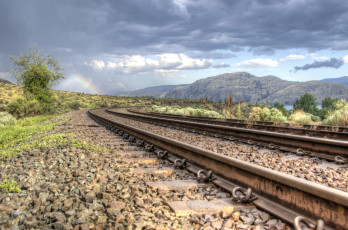 Картинка разное транспортные+средства+и+магистрали рельсы дорога железная