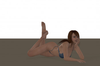 Картинка 3д+графика люди+ people фон взгляд девушка