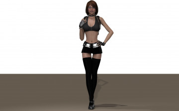 Картинка 3д+графика люди+ people фон взгляд девушка