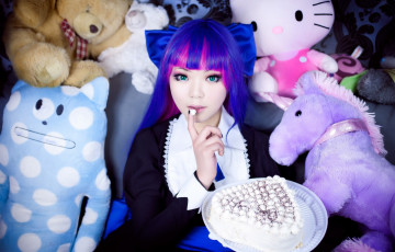 Картинка разное cosplay+ косплей аниме девушка