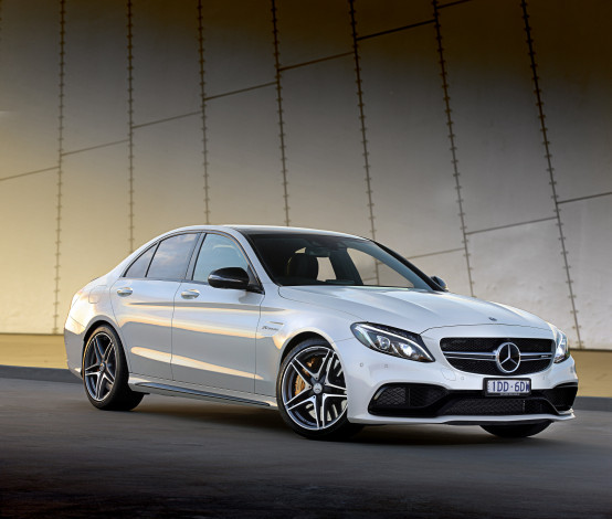 Обои картинки фото автомобили, mercedes-benz, w205, au-spec, mercedes-amg, c, 63, s, 2015г