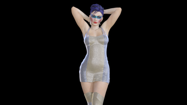 Обои картинки фото 3д графика, люди , people, фон, взгляд, девушка