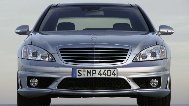 Обои картинки фото автомобили, mercedes-benz, amg, s65, мерседес, серебристый