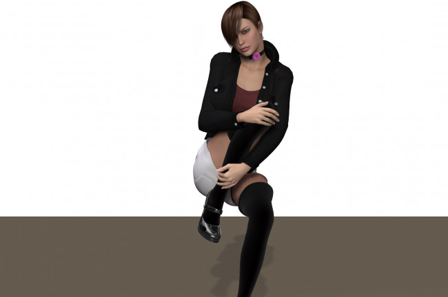 Обои картинки фото 3д графика, люди , people, фон, взгляд, девушка