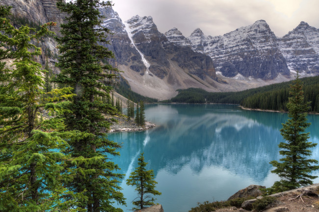 Обои картинки фото природа, реки, озера, лес, горы, озеро