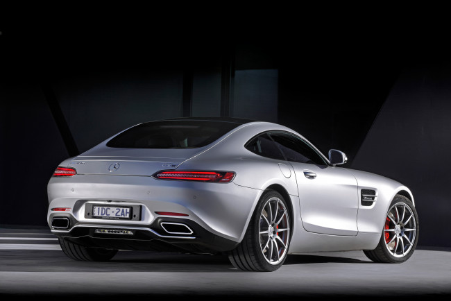 Обои картинки фото автомобили, mercedes-benz, c190, 2015г, au-spec, gt, s, mercedes-amg