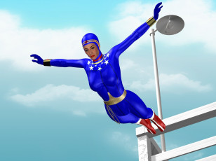 Картинка 3д+графика люди+ people фон взгляд девушка