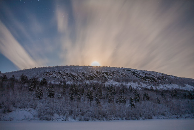 Обои картинки фото природа, зима, река, деревья