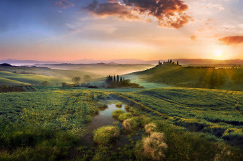 Картинка природа восходы закаты простор