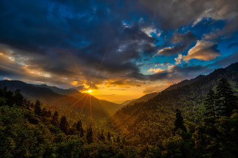 Картинка природа восходы закаты простор