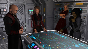 Картинка 3д+графика фантазия+ fantasy девушка взгляд фон