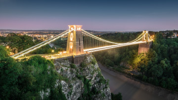 Картинка города -+мосты англия мост бристоль