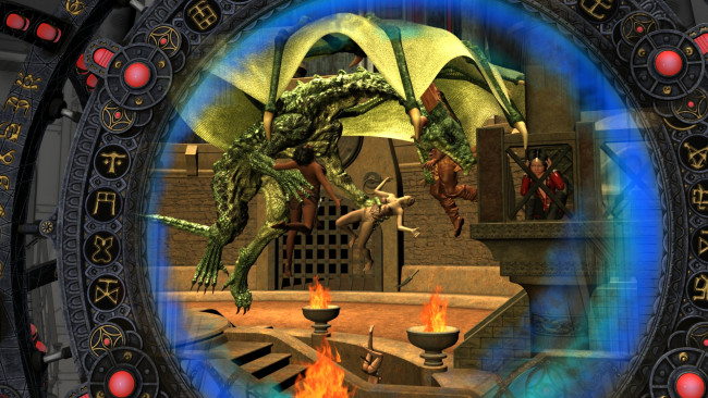 Обои картинки фото 3д графика, фантазия , fantasy, девушка, взгляд, фон