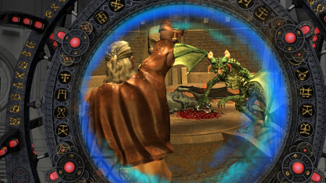 Обои картинки фото 3д графика, фантазия , fantasy, девушка, взгляд, фон