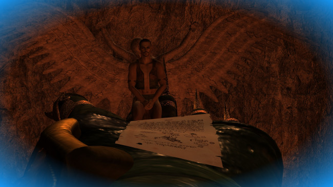 Обои картинки фото 3д графика, существа , creatures, демон, фон