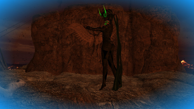 Обои картинки фото 3д графика, существа , creatures, демон, фон