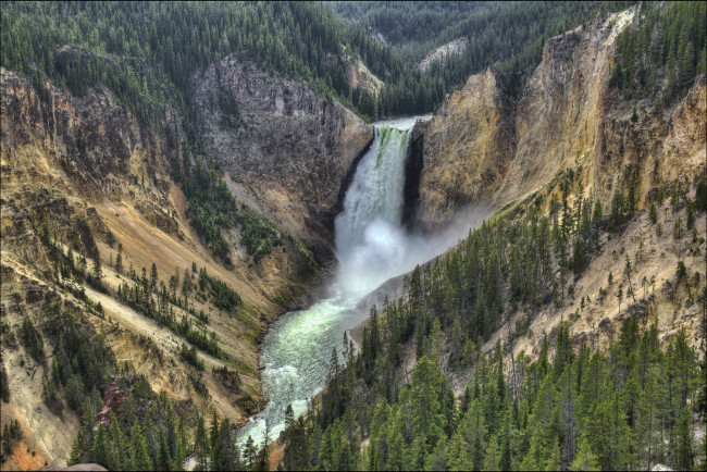 Обои картинки фото природа, водопады, простор