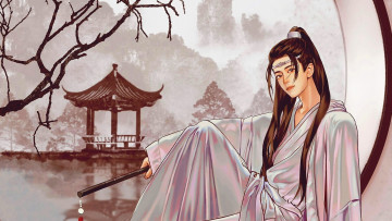 Картинка рисованное кино +мультфильмы вэй усянь флейта