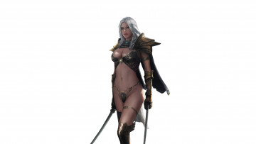 Картинка tera видео+игры +the+exiled+realm+of+arborea девушка фон взгляд сабля униформа