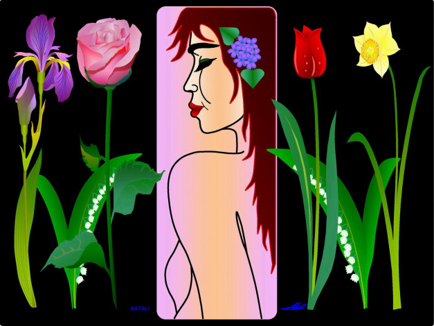 Обои картинки фото векторная, графика