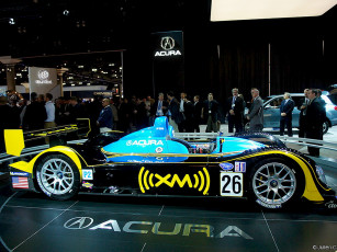 Картинка acura автомобили выставки уличные фото