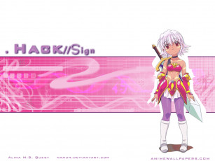 Картинка аниме hack sign