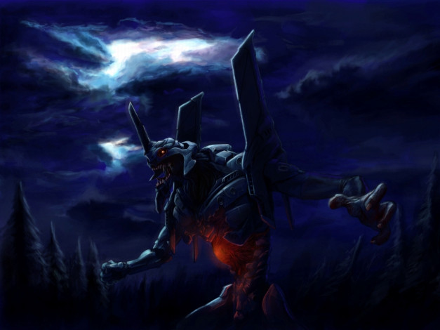 Обои картинки фото аниме, evangelion