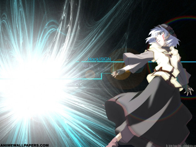 Обои картинки фото аниме, hack, sign