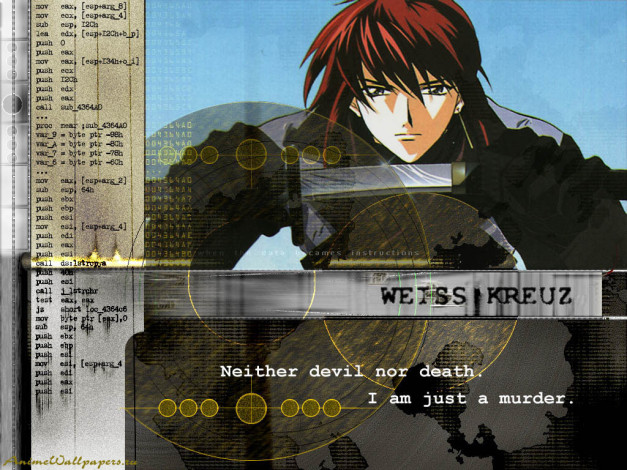 Обои картинки фото аниме, weiss, kreuz