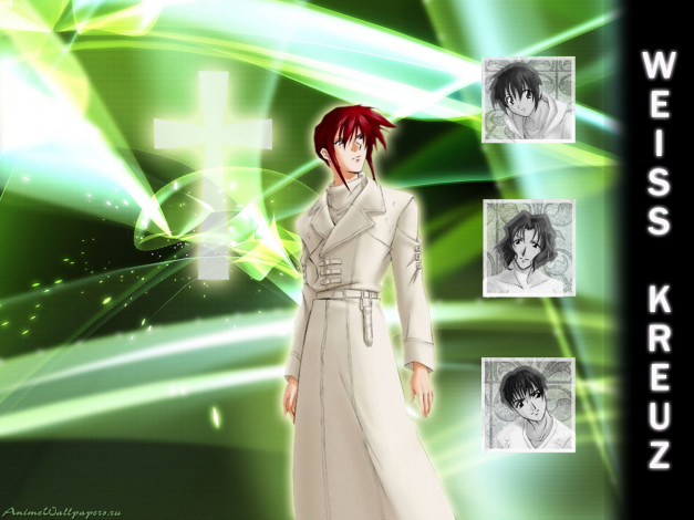 Обои картинки фото аниме, weiss, kreuz