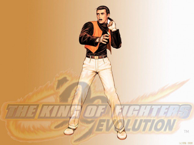 Обои картинки фото the, king, of, fighters, ebolution, видео, игры, evolution