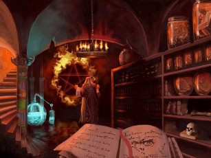 Картинка фэнтези маги