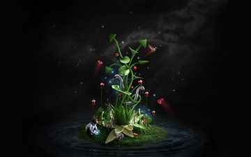 Картинка 3д графика animals животные