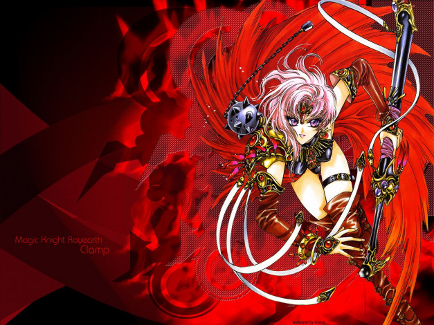 Обои картинки фото аниме, magic, knight, rayearth