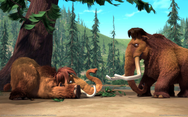 Обои картинки фото мультфильмы, ice, age, the, meltdown
