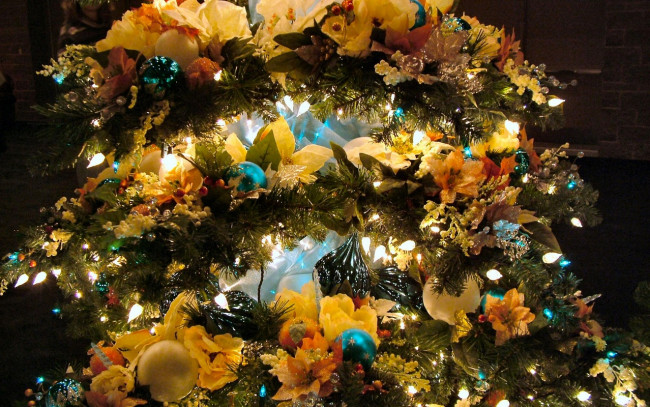 Обои картинки фото праздничные, Ёлки