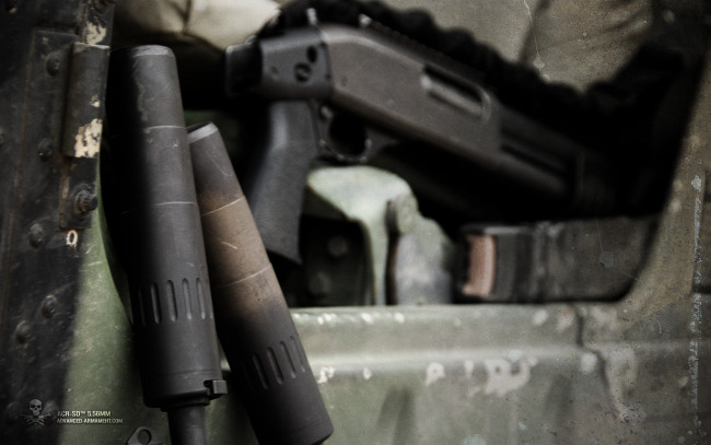 Обои картинки фото оружие, пистолеты, глушителемглушители