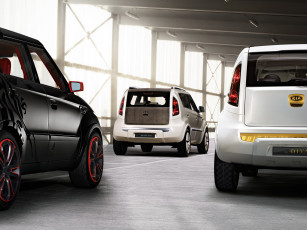 Картинка soul burner concept 2008 автомобили kia