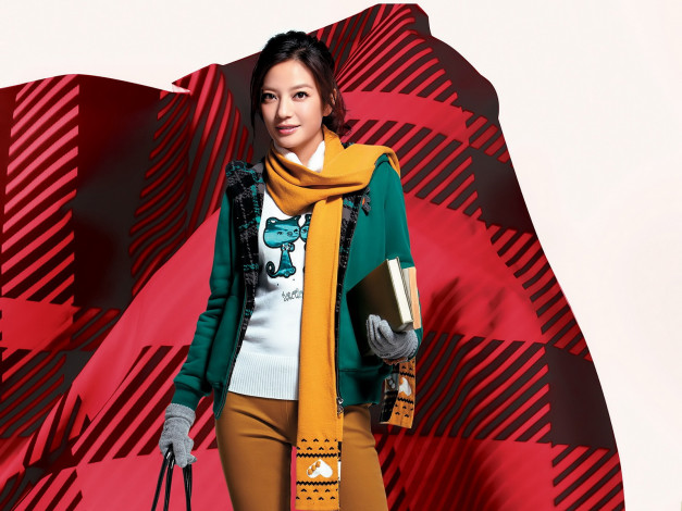 Обои картинки фото Zhao Wei, девушки